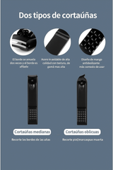 Kit de Cortaúñas Acero Inoxidable con Estuche de Viaje
