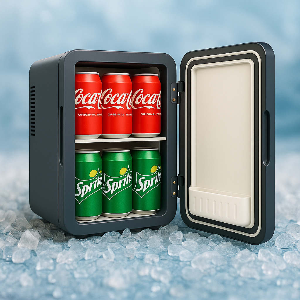Mini Nevera USB Portátil con Congelador Interno