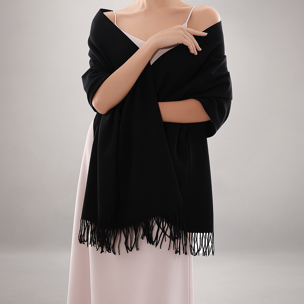 Bufanda de Cachemira Suave para Mujer Invierno