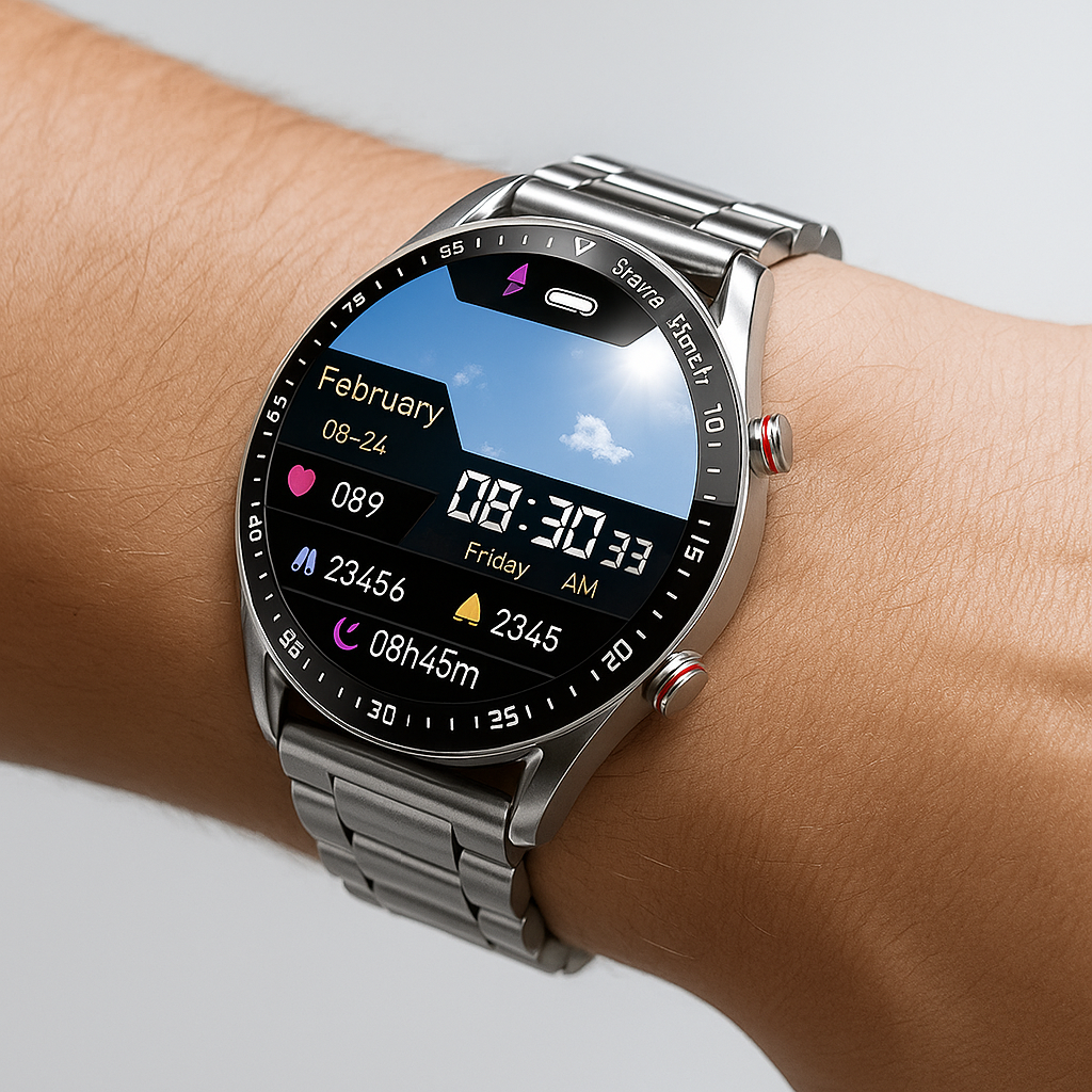 Smartwatch Multifunción con Llamadas y Monitor de Salud