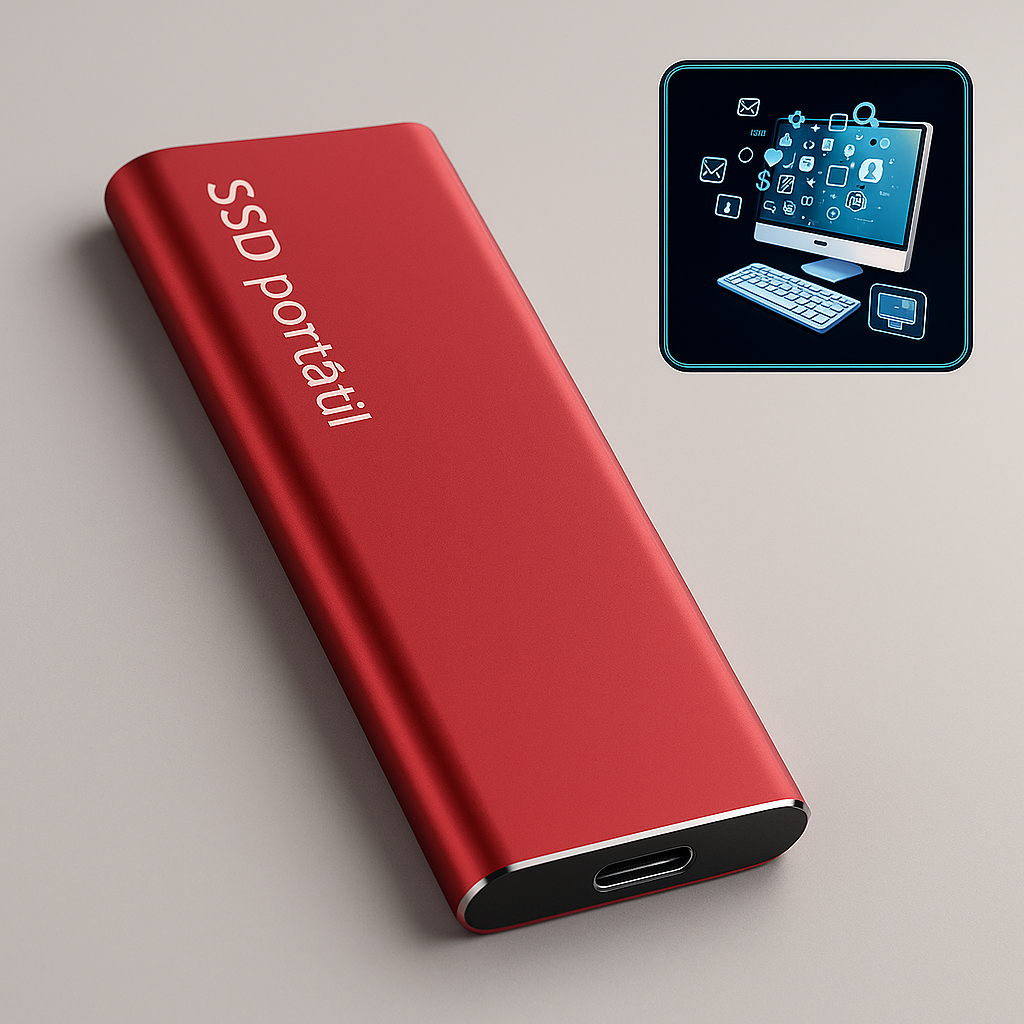 Disco Duro Externo 4TB Ultra Delgado USB-C