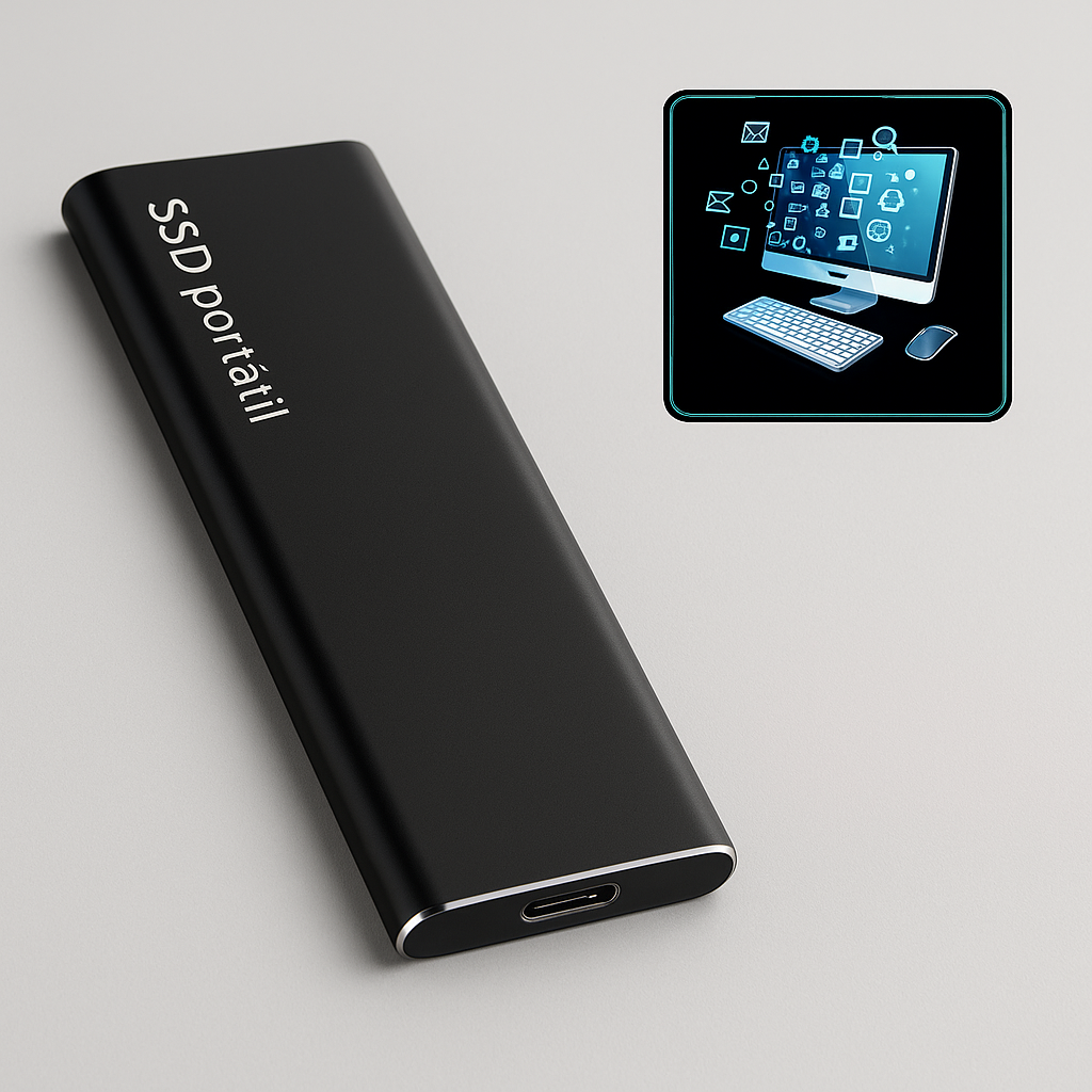 Disco Duro Externo 4TB Ultra Delgado USB-C