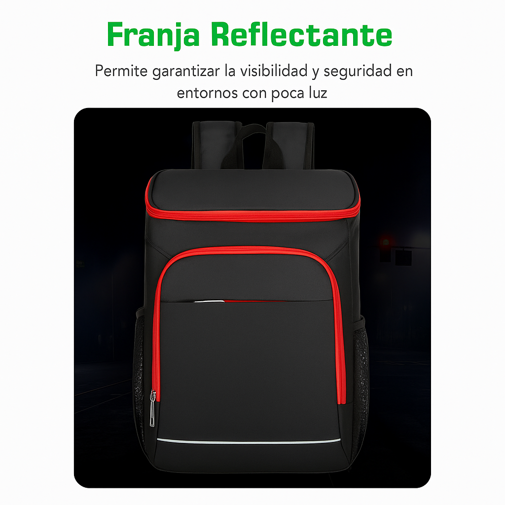 Mochila Térmica 30L Aislada Camping y Picnic