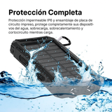 Banco de Energía Solar 500000mAh Impermeable LED