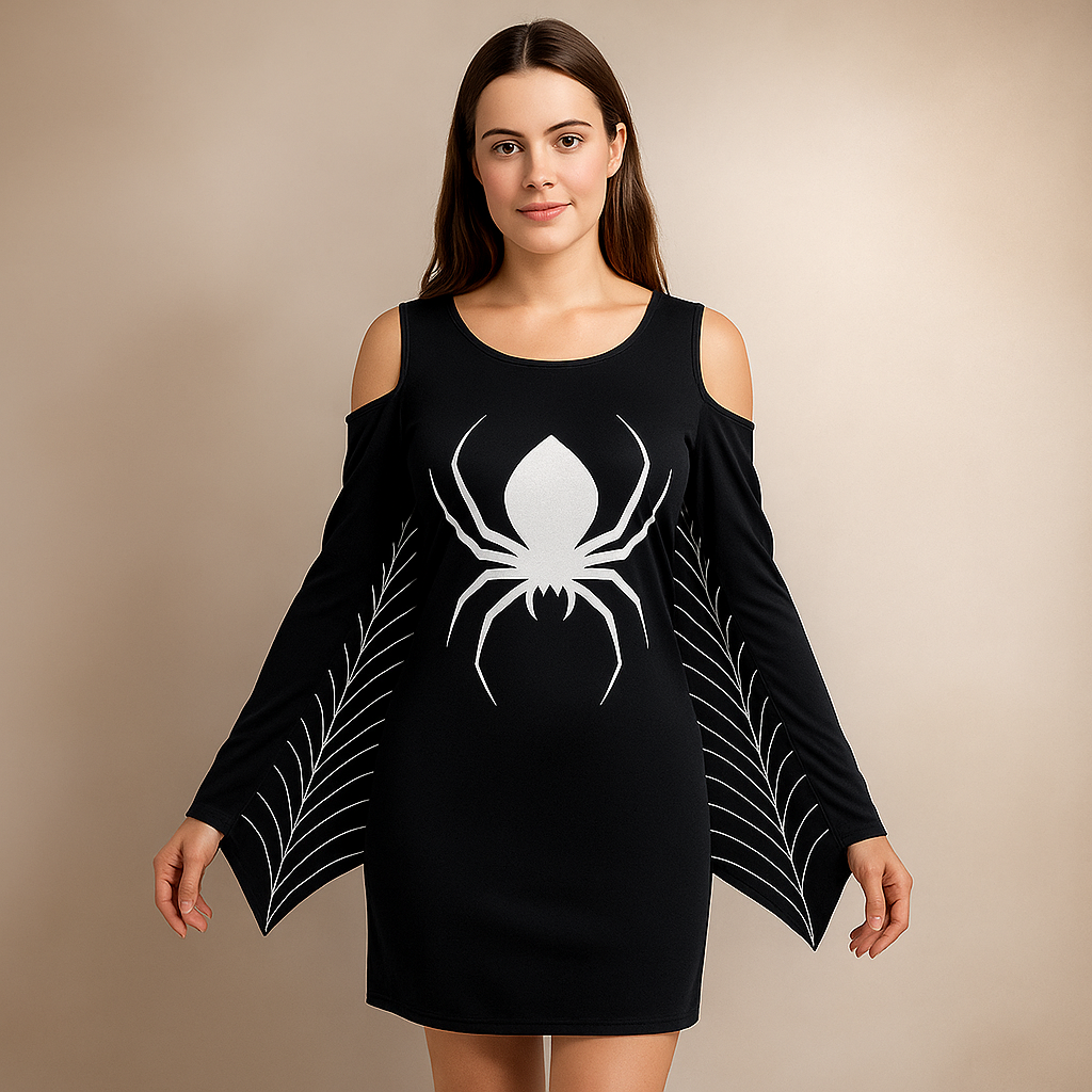 Ropa Mini Gótica Erica - Disfraz Halloween Audaz - Estilo Único