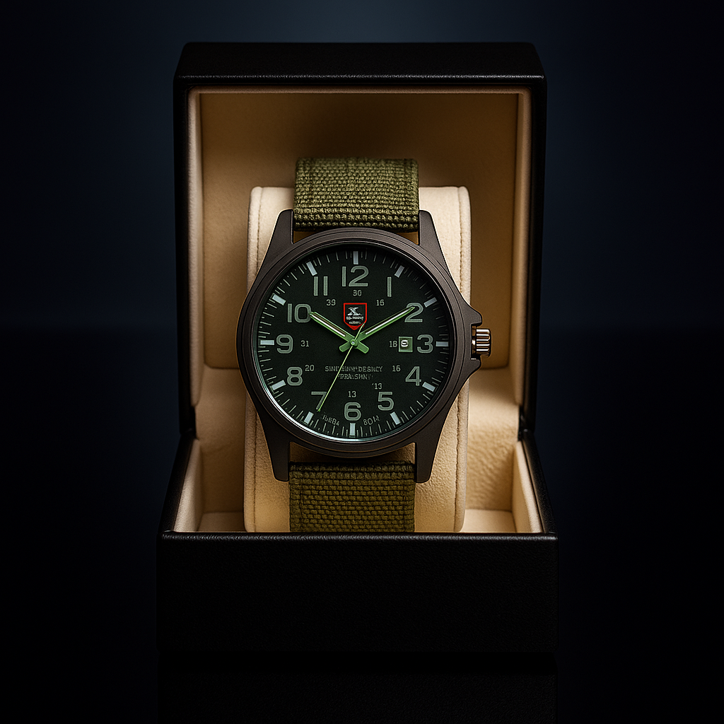 Reloj Militar Hombre Resistente Impermeable 50M