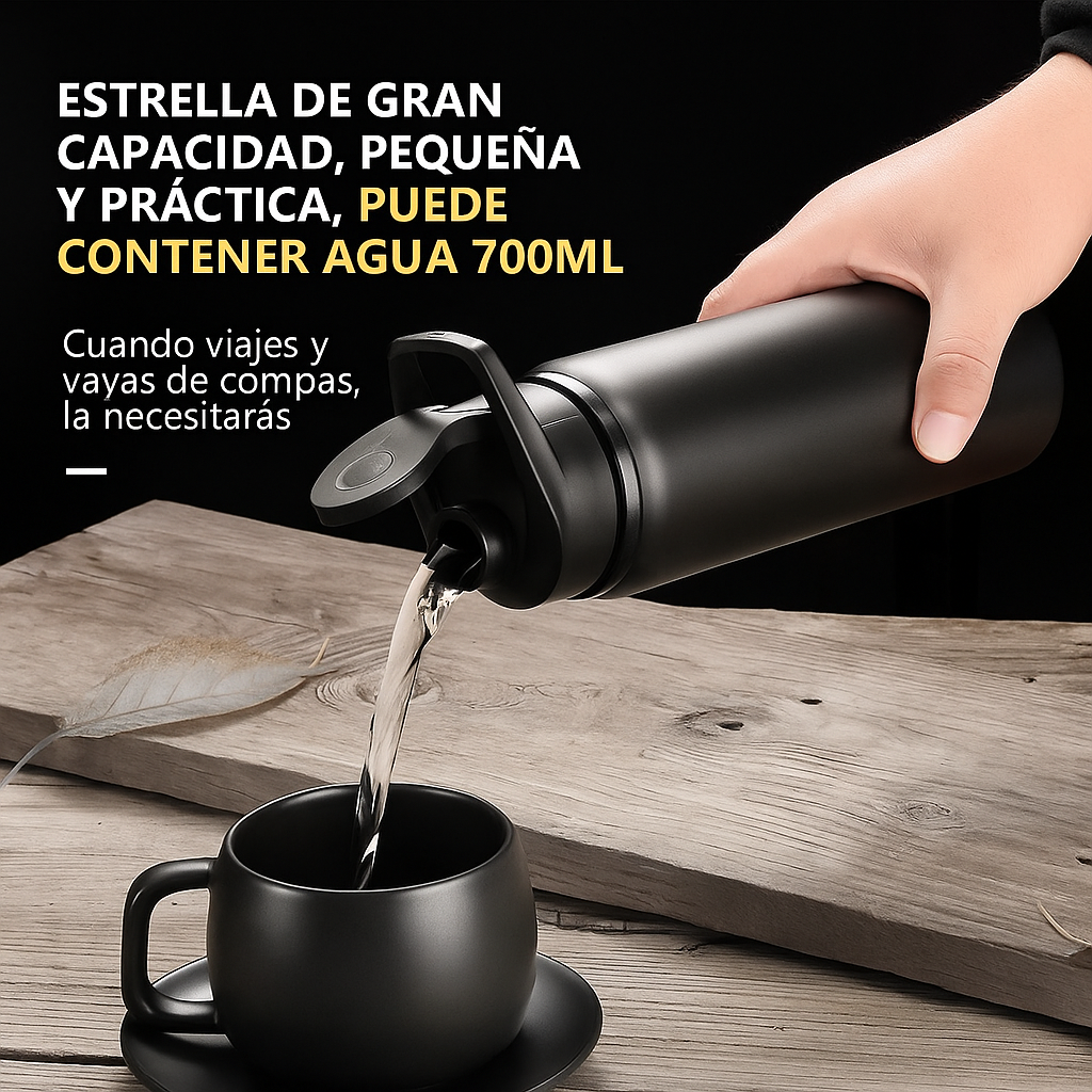 Botella de Agua Irrompible Acero Inoxidable 700ml