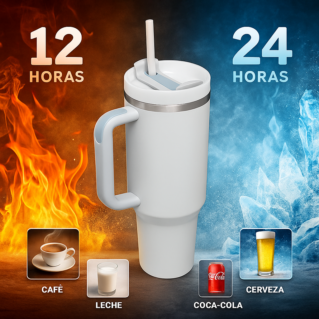 ThermaSip Taza Aislada Acero Inoxidable 40oz