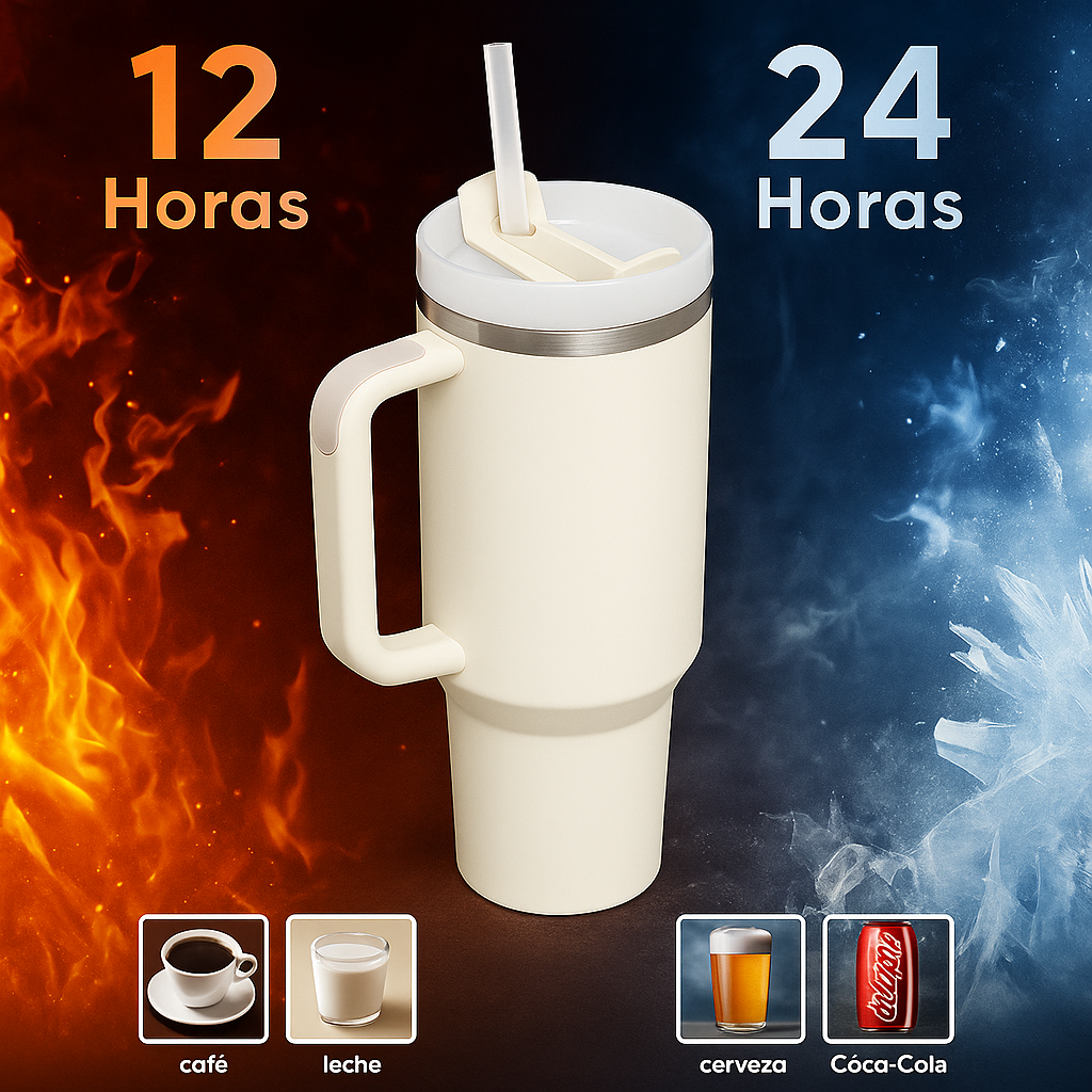 ThermaSip Taza Aislada Acero Inoxidable 40oz