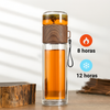 Botella Térmica ClearTherm Vidrio con Filtro de Té 500ml