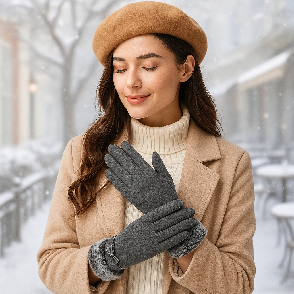 Guantes Táctiles de Invierno Elegantes – Comodidad y Estilo