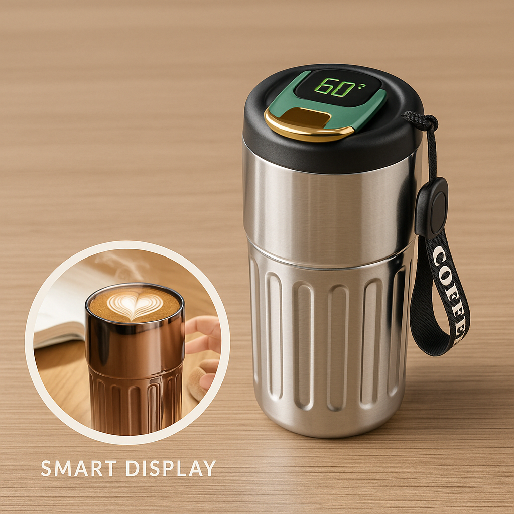TempBrew Termo Inteligente con Pantalla Digital 450ml