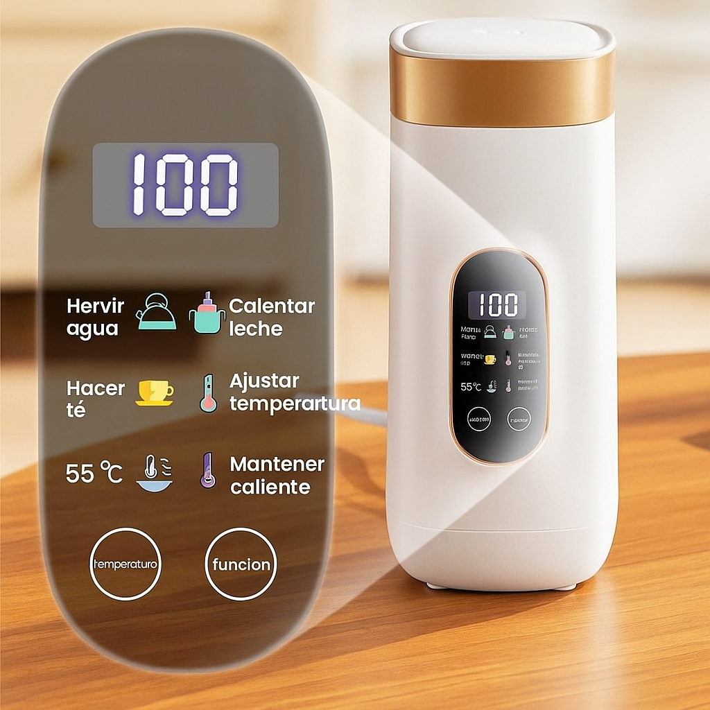 TravelBrew Taza Térmica Eléctrica Portátil 650ml