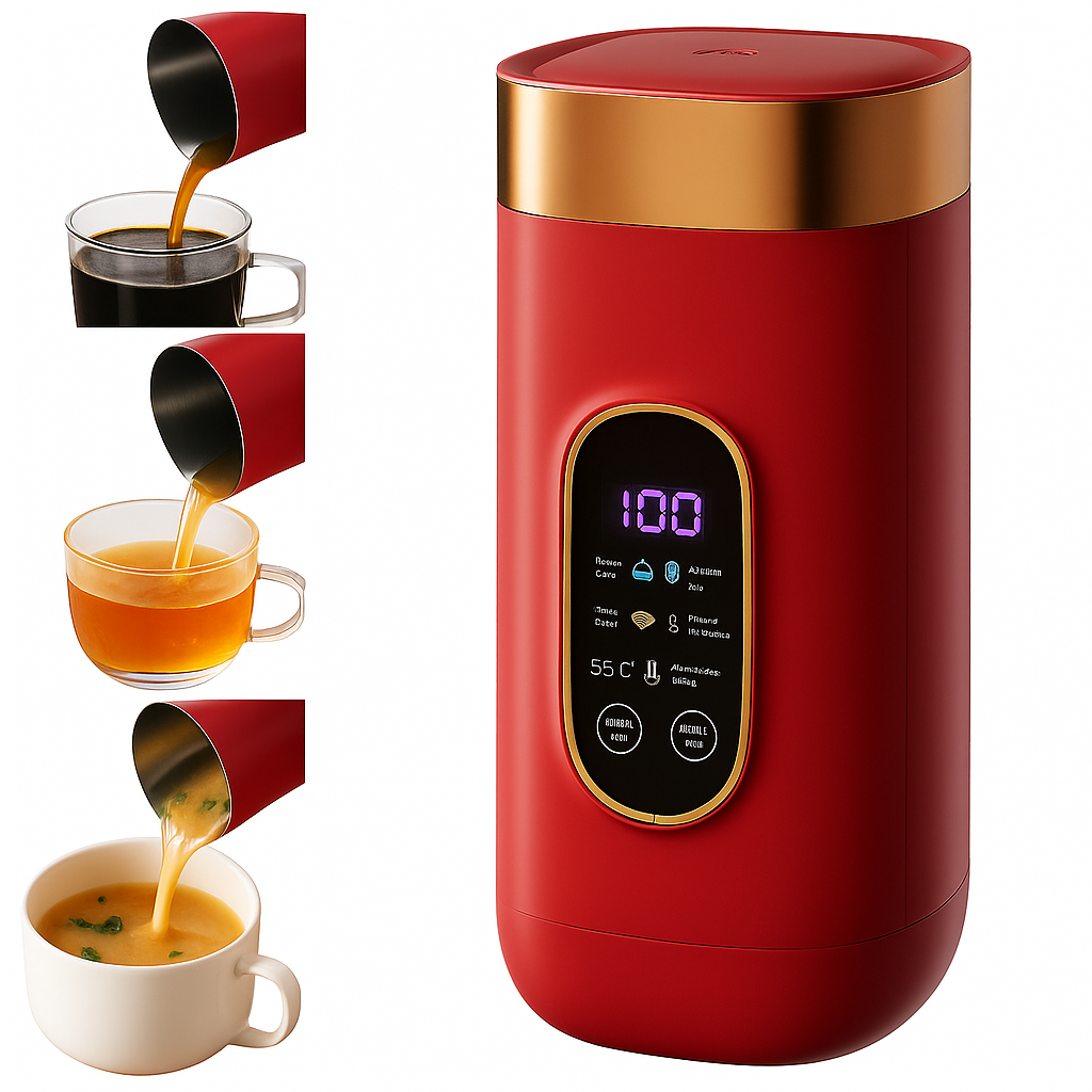 Taza de Viaje Eléctrica Portátil USB 650ml