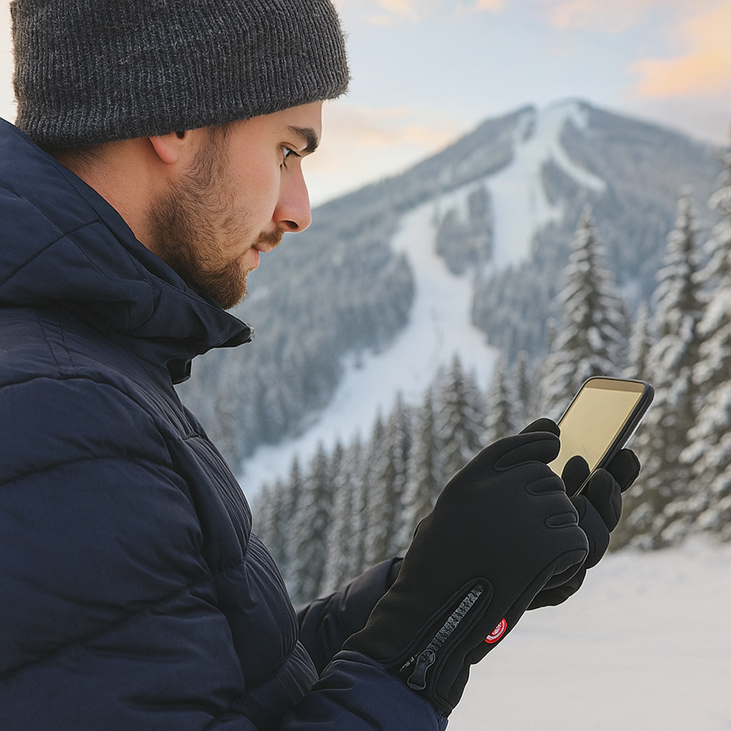 Guantes Calefactables de Invierno – Táctiles e Impermeables