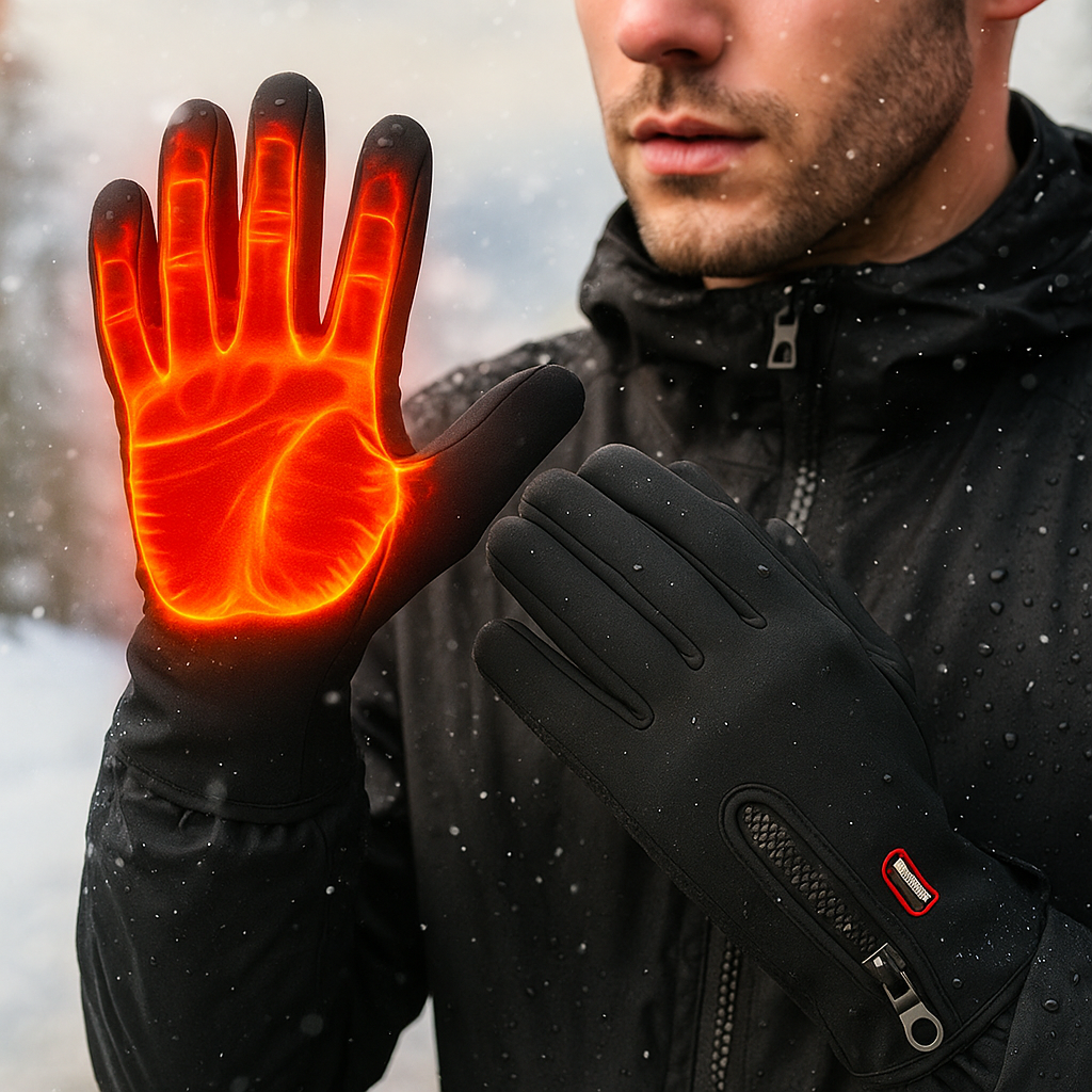 Guantes Calefaccionados Impermeables – Táctiles y Antideslizantes