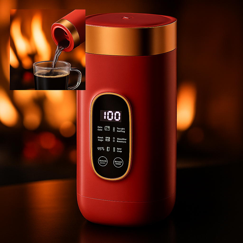 TravelBrew Taza Térmica Eléctrica Portátil 650ml