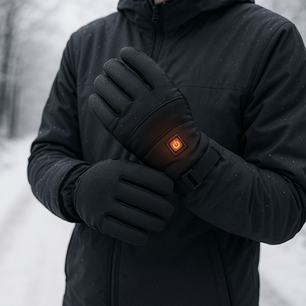 Guantes Calentadores Eléctricos de Invierno Táctiles
