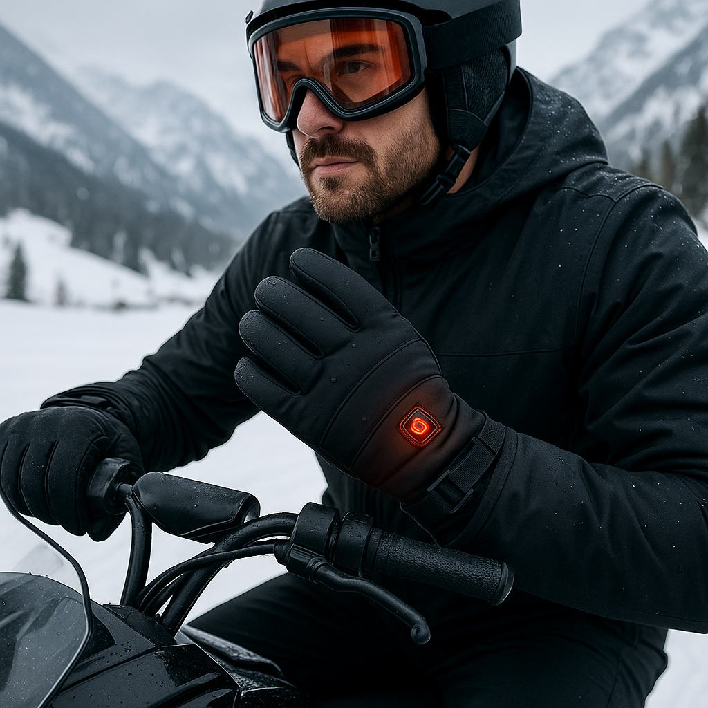 Guantes Calentadores Eléctricos de Invierno Táctiles