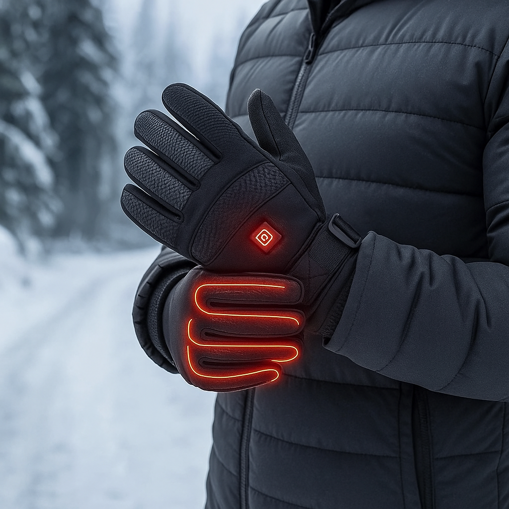 Guantes Calentadores Eléctricos de Invierno Táctiles