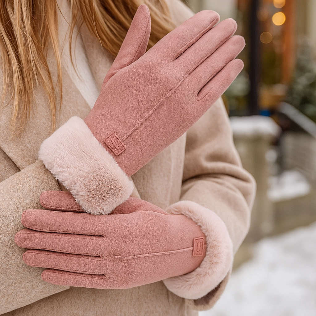 Guantes de Invierno Forrados de Piel – Elegancia & Calidez