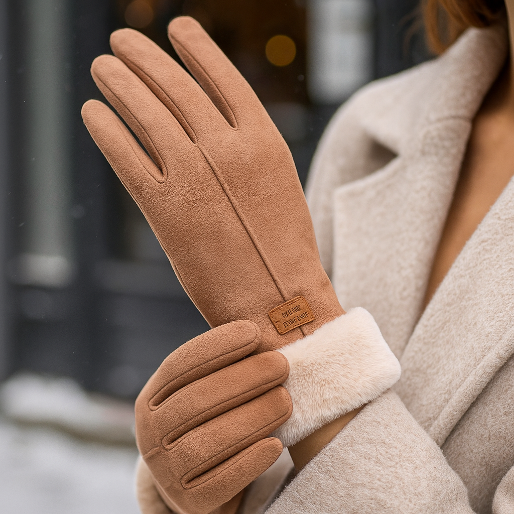 Guantes de Invierno Forrados de Piel – Elegancia & Calidez