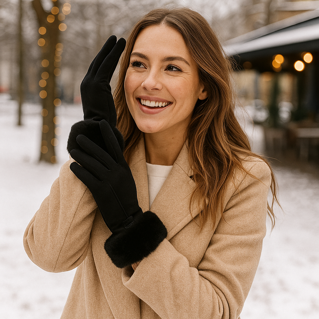 Guantes de Invierno Forrados de Piel – Elegancia & Calidez