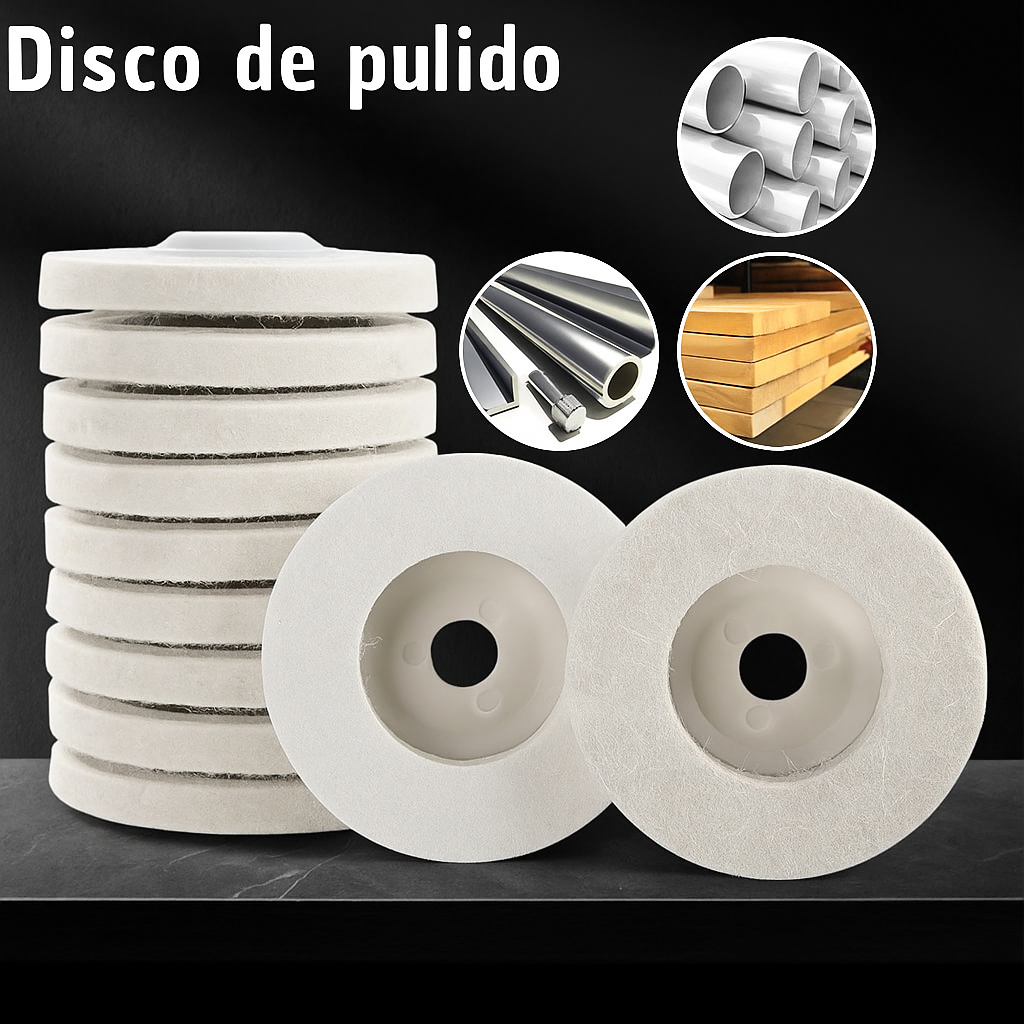 Disco de Pulido de Lana Universal
