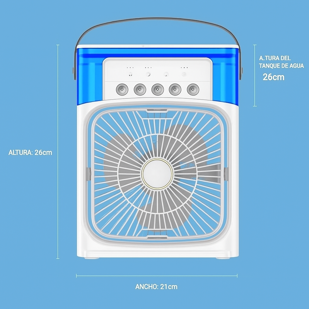 Mini Ice Mist Super Fan Portátil
