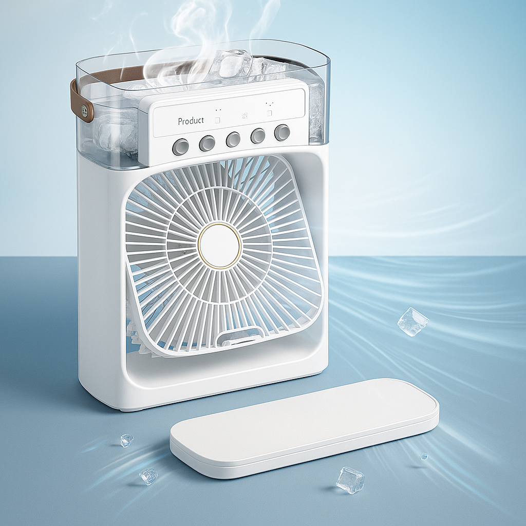 Mini Ice Mist Super Fan Portátil