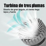 Ventilador Solar Camping 3 en 1 con Luz y Powerbank