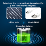 Sombrero de Pesca con Ventilador Solar Recargable
