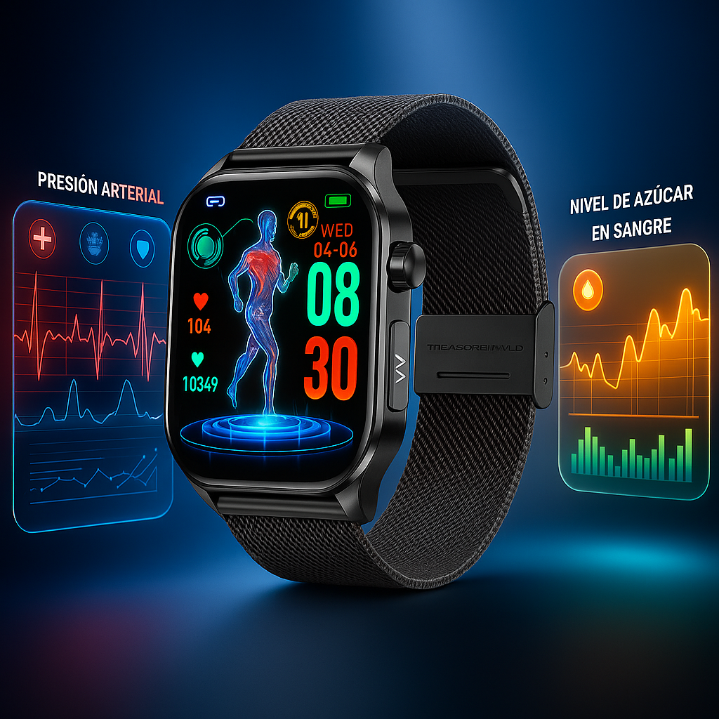 Reloj Salud Inteligente para Adultos Mayores con SOS