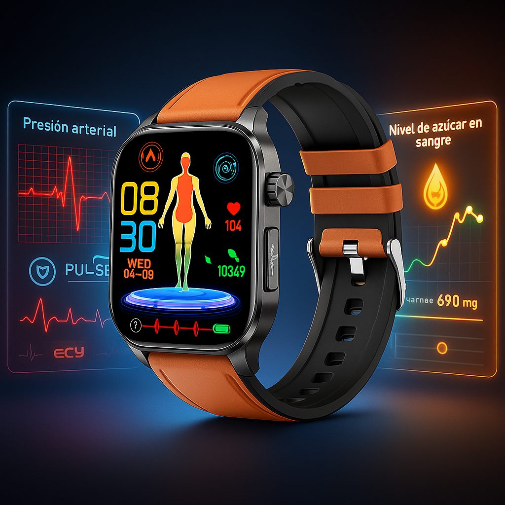 Reloj Salud Inteligente para Adultos Mayores con SOS
