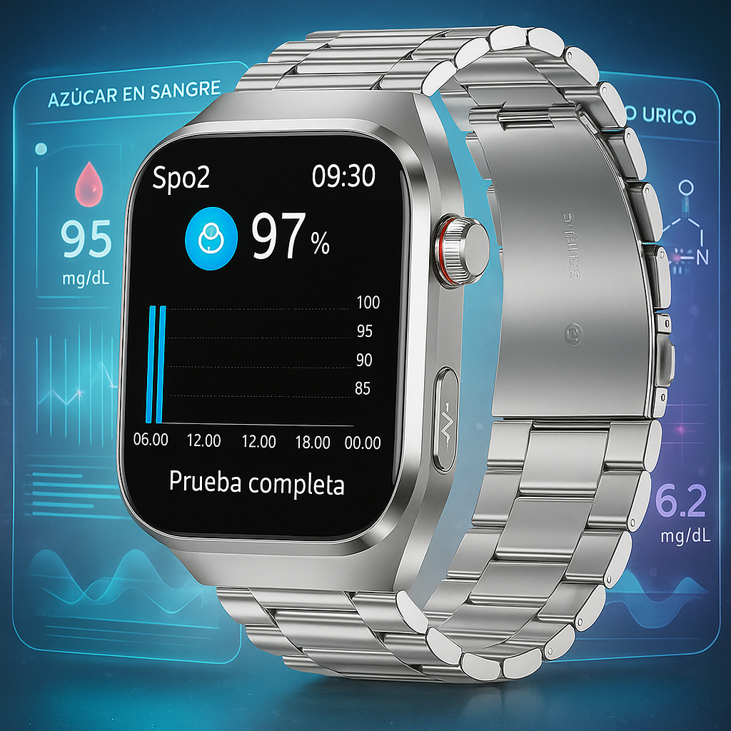 Reloj Inteligente Salud ECG AMOLED 2.04