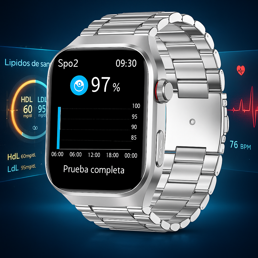 Reloj Inteligente Salud ECG AMOLED 2.04