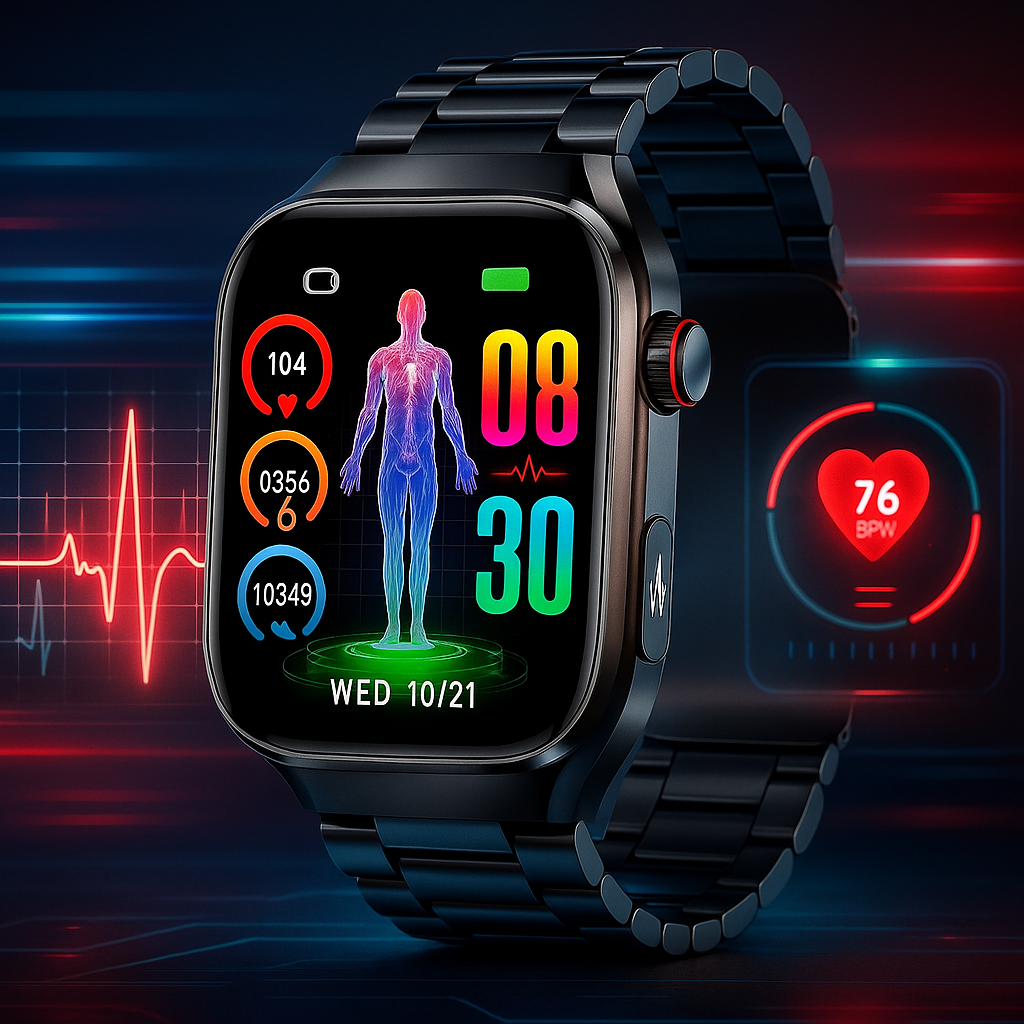 Reloj Inteligente Salud ECG AMOLED 2.04