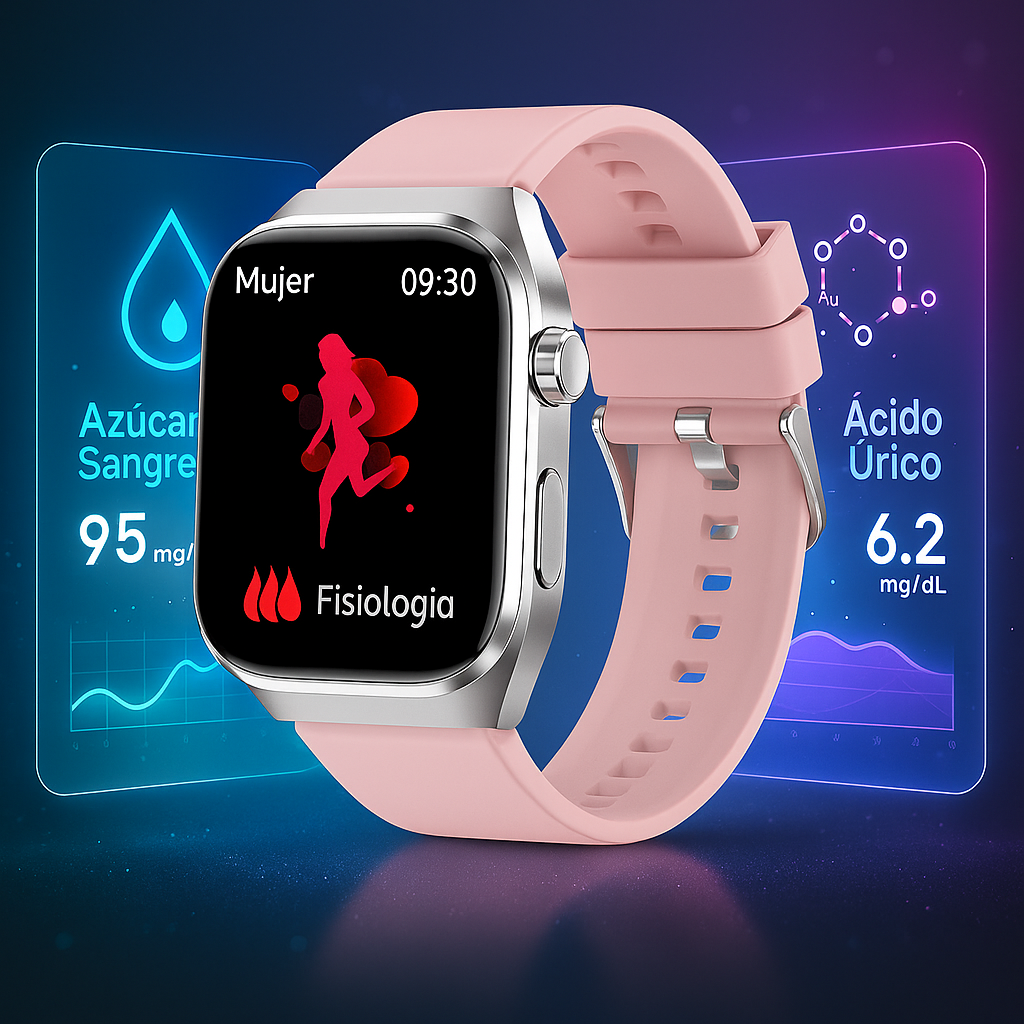 Reloj Inteligente Salud ECG AMOLED 2.04