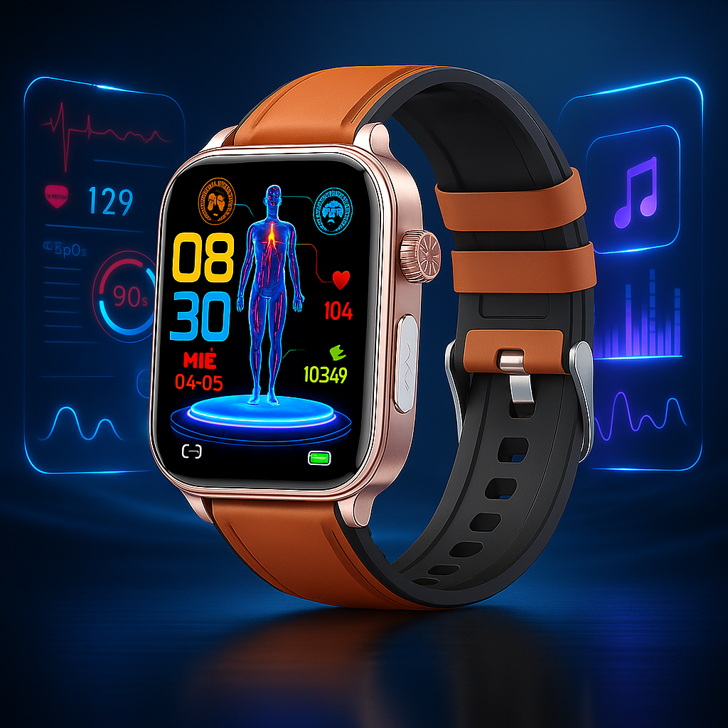 Reloj Inteligente ECG con Monitor de Salud y Notificaciones