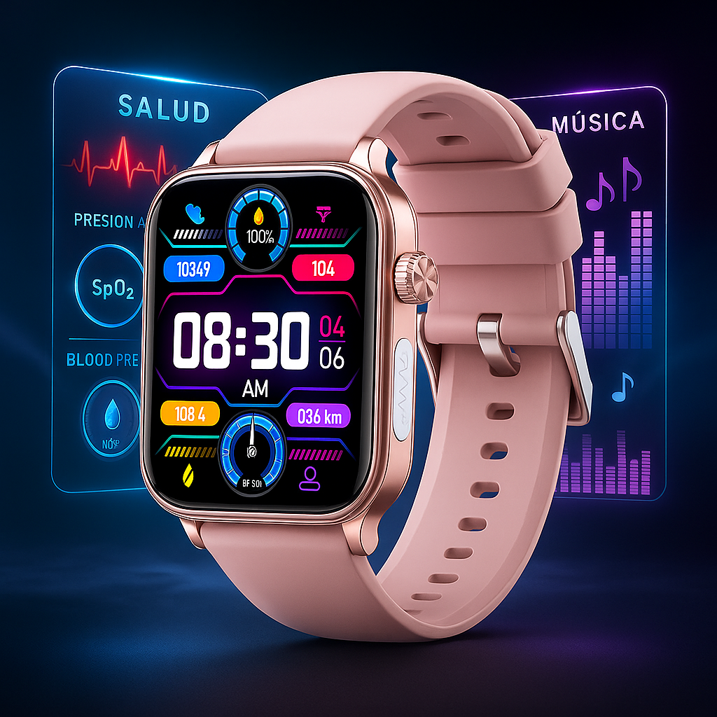 Reloj Inteligente ECG con Monitor de Salud y Notificaciones