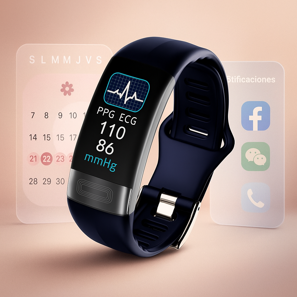 Vyflair | Pulsera Inteligente EKG Presión Arterial Mujer