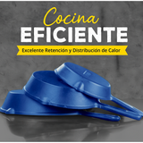 ForgeSet Juego 3 Sartenes Hierro Fundido Profesional