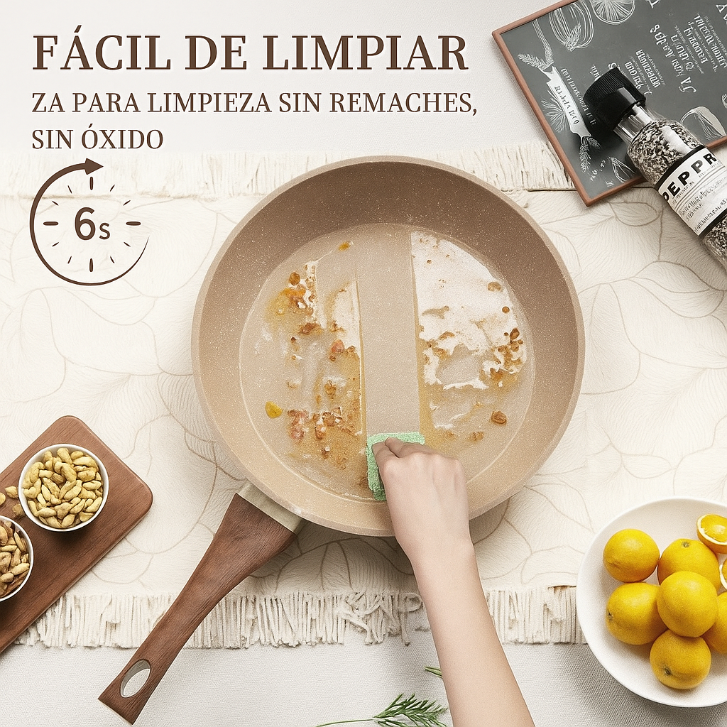 Sartén Antiadherente GranitePro con Revestimiento de Granito