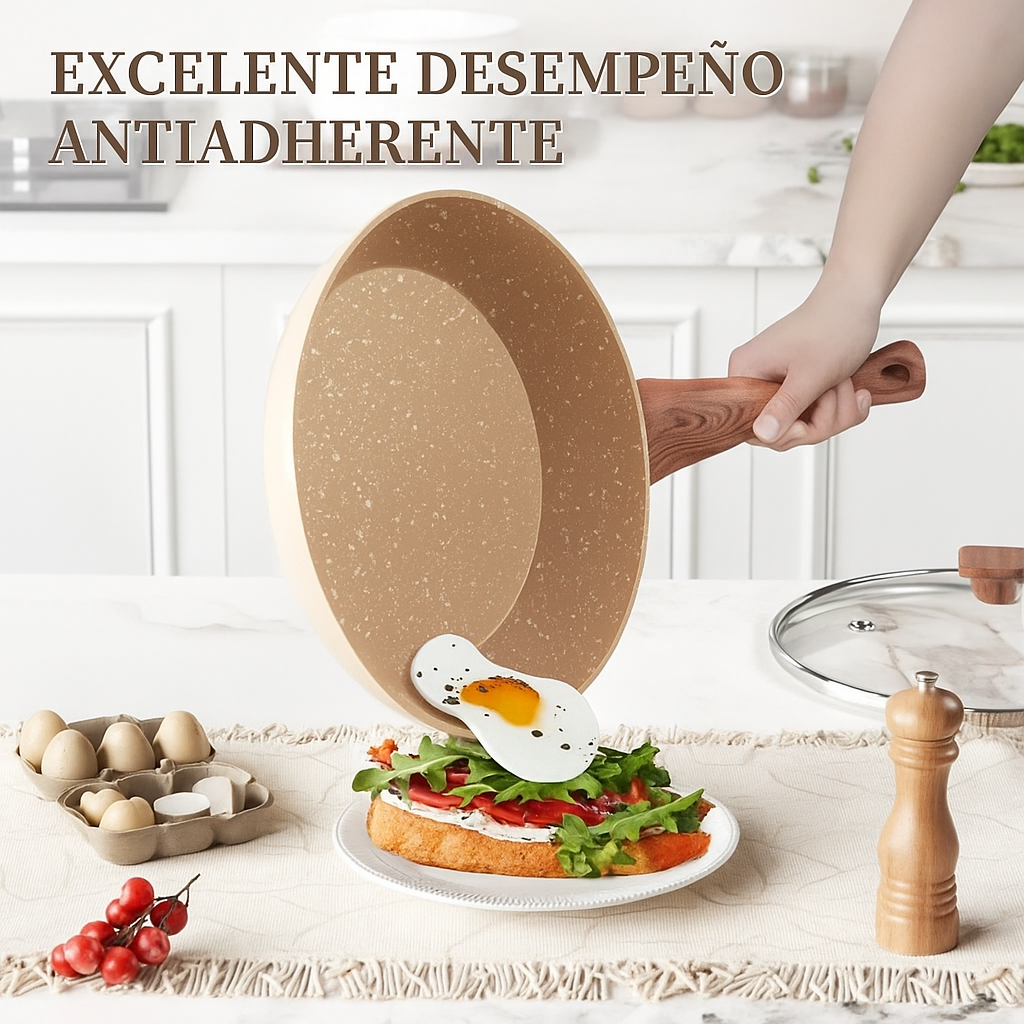 Sartén Antiadherente GranitePro con Revestimiento de Granito