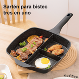 Sartén FusionPan 3 en 1 Antiadherente y Versátil