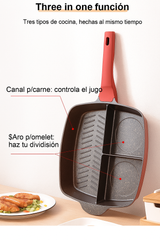 Sartén FusionPan 3 en 1 Antiadherente y Versátil