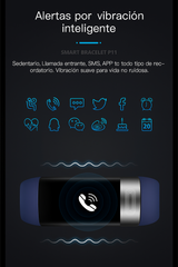 Pulsera Inteligente ECG SpO2 Presión y Frecuencia Cardíaca
