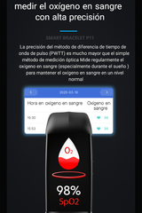 Pulsera Inteligente ECG SpO2 Presión y Frecuencia Cardíaca