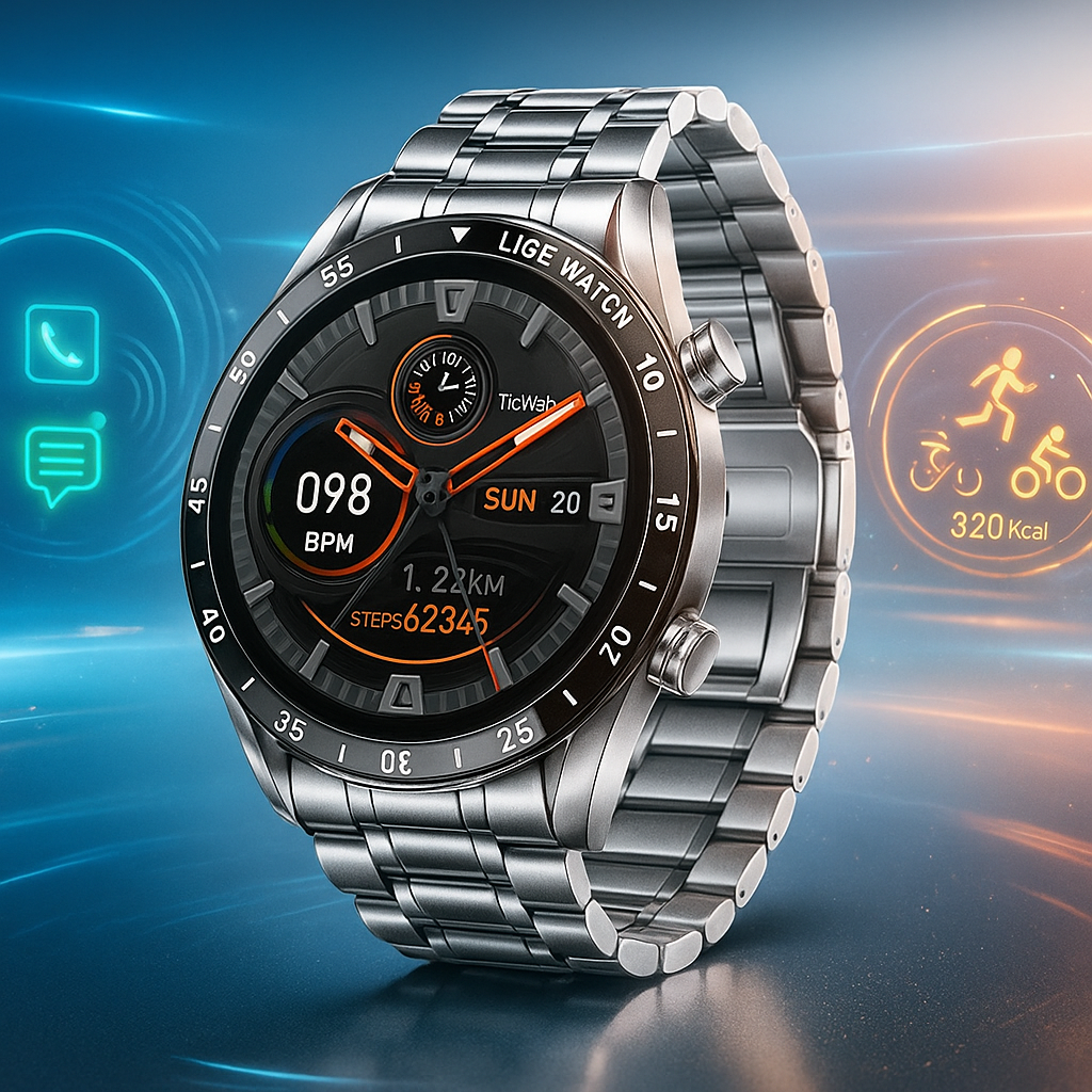 Smartwatch Deluxe con Llamadas Bluetooth y Diseño Lujoso