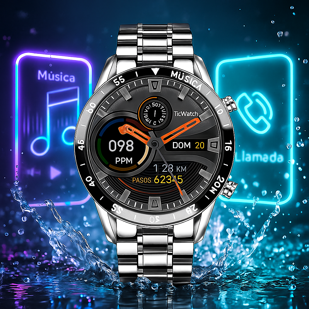 Reloj Inteligente Luxe 4G con GPS y Pantalla AMOLED